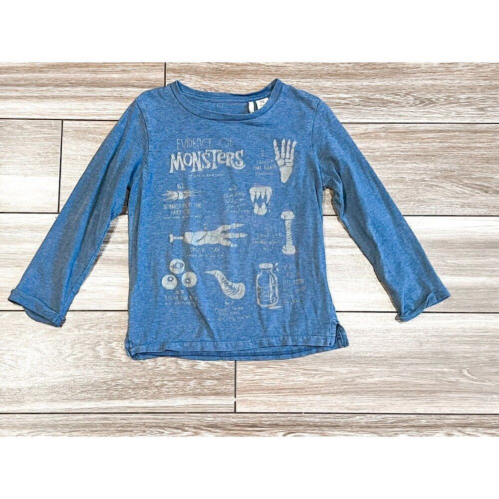 Scotch & Soda Scotch Shrunk Evidence of Monsters Shirt Size 4